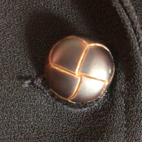 Vintage EXPRESSIONS Size 4 Field Military Inspired Blazer Detailed buttons USA - Picture 9 of 13